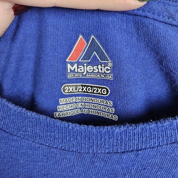 Chicago Cubs‎ Blue T-shirt Mens Size XXL Short Kris Bryant #17 MLB 2015 - Picture 5 of 9